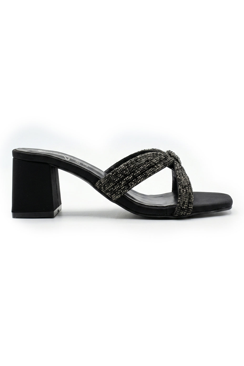 Black Fancy Slipper L02484/002