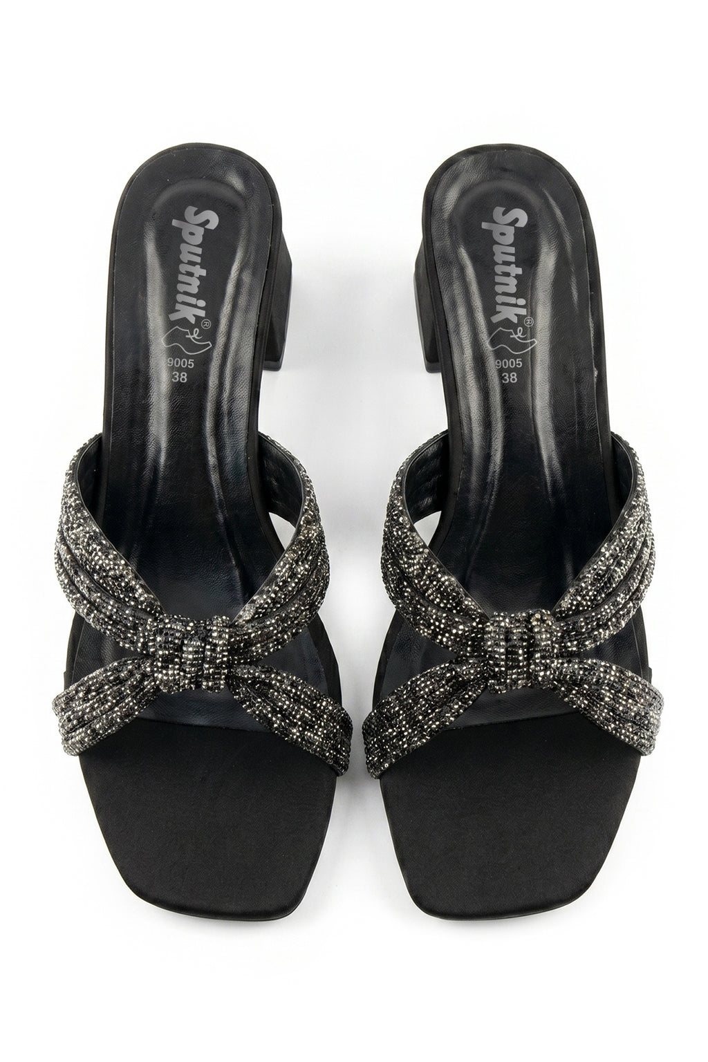 Black Fancy Slipper L02484/002