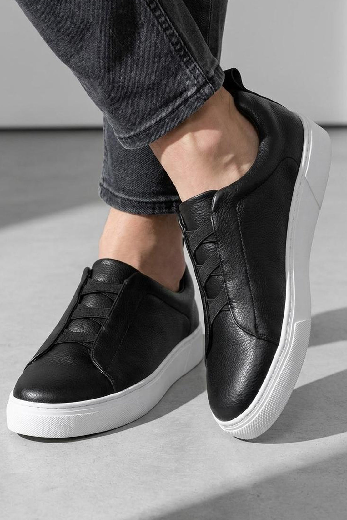 Black Casual Shoes L01604/002