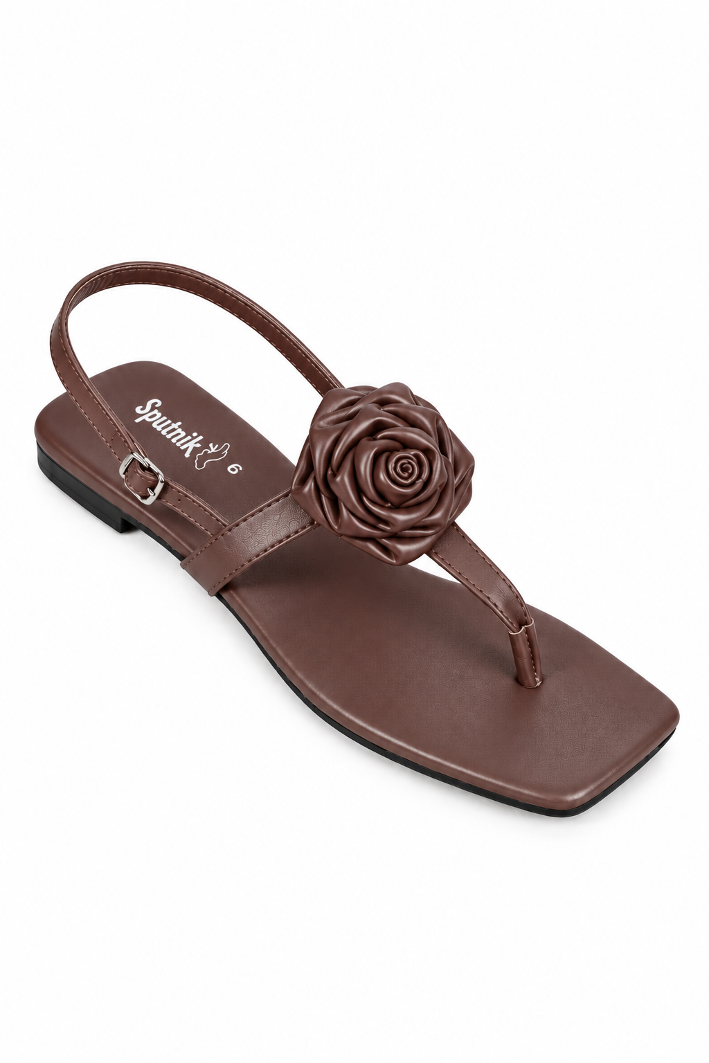 Brown Flat Slipper L03164/001