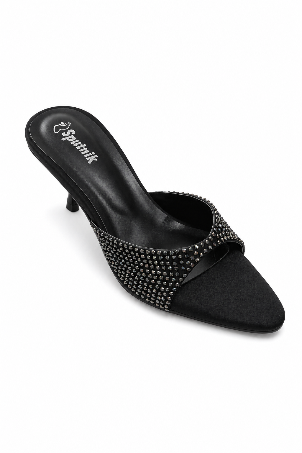 Black Fancy Slipper L02729/002