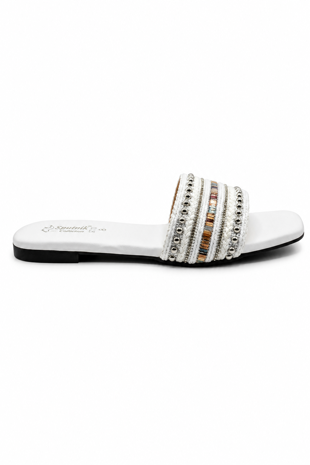 White Flat Slipper L02920/003