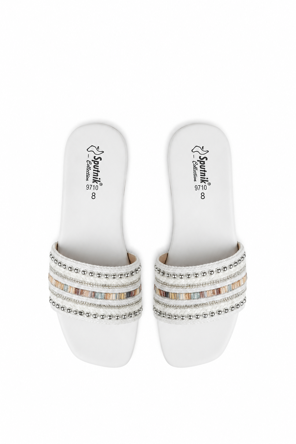 White Flat Slipper L02920/003