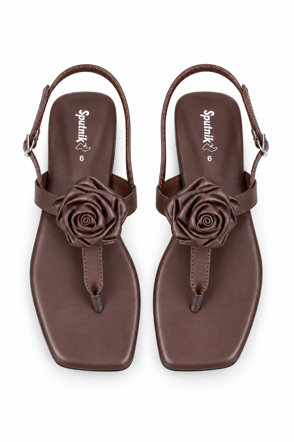 Brown Flat Slipper L03164/001