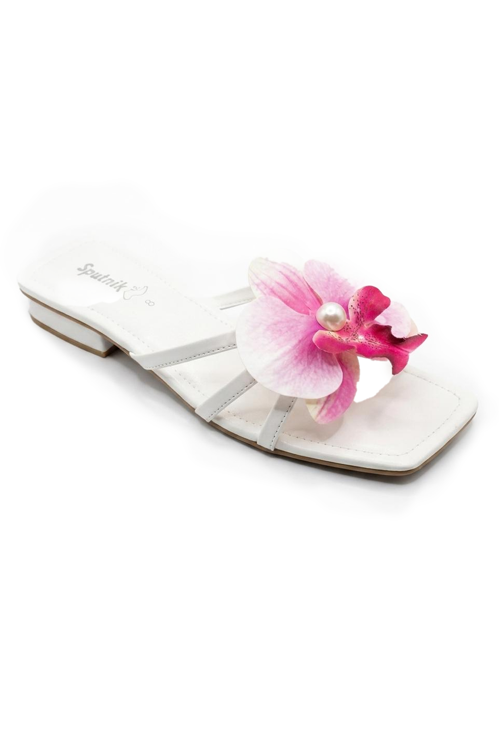 White Flat Slipper L02251/003