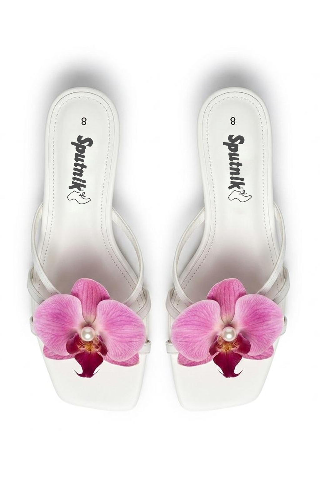 White Flat Slipper L02251/003