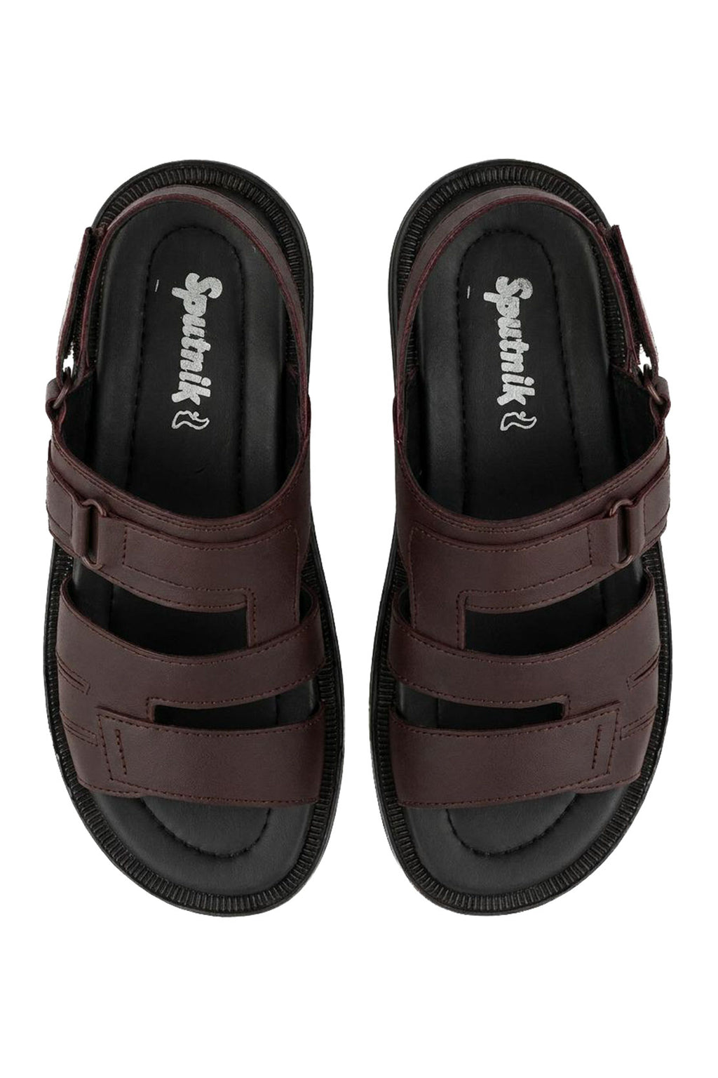Maroon Sandal K00747/017