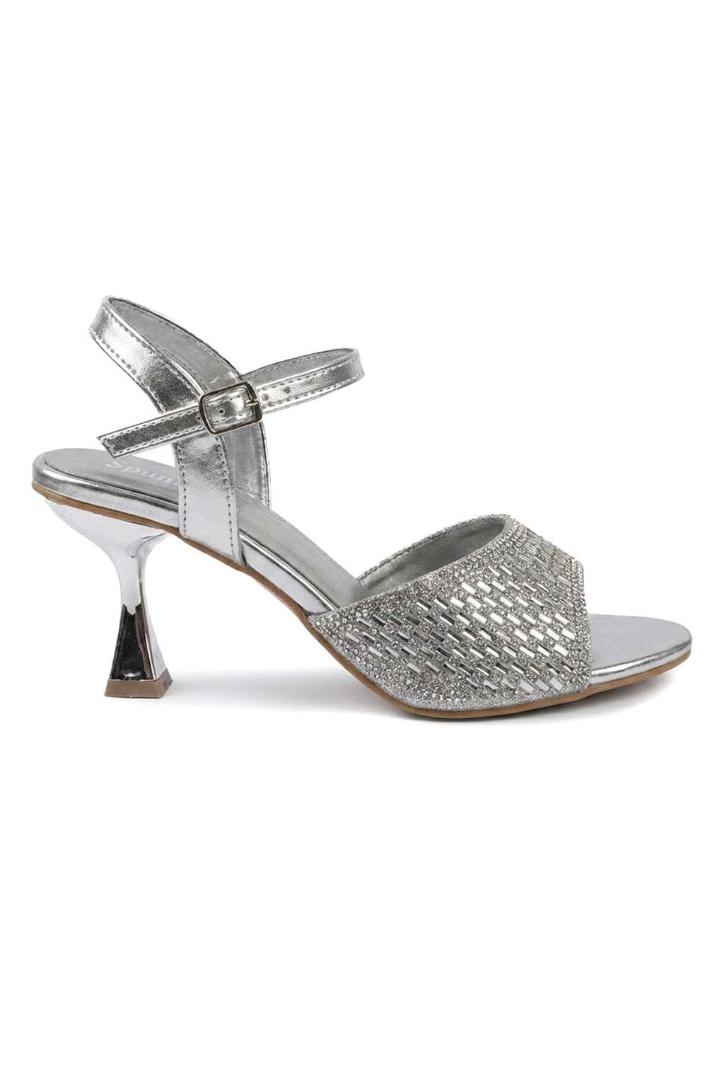 Silver Fancy Sandal L03460/010