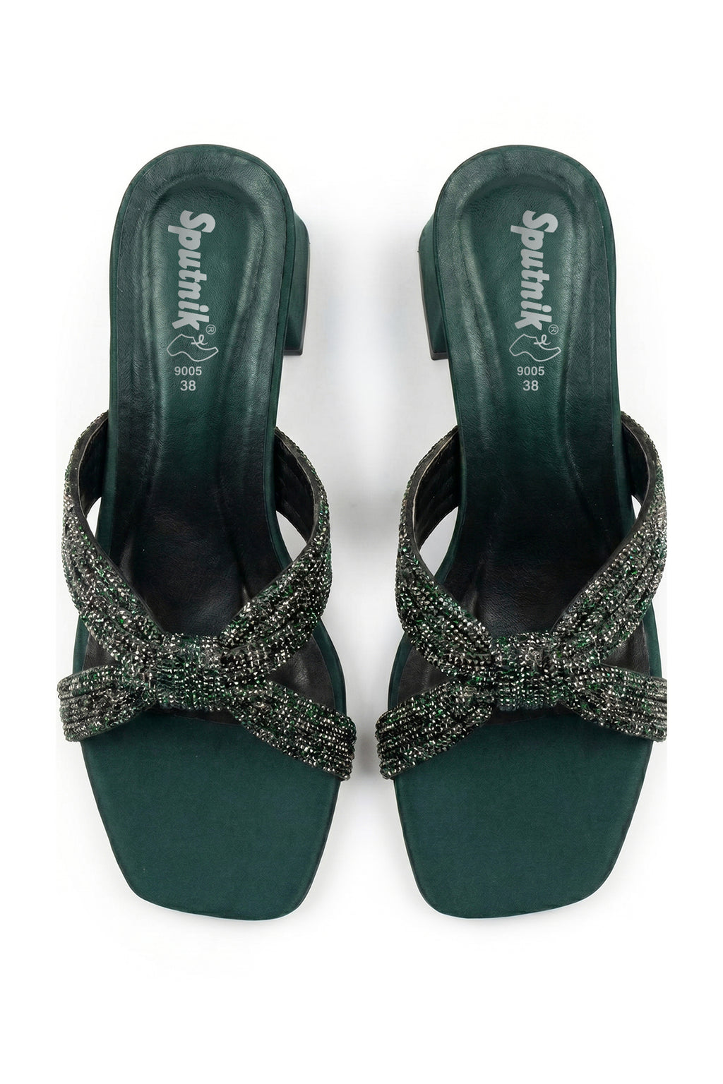 Green Fancy Slipper L02484/007
