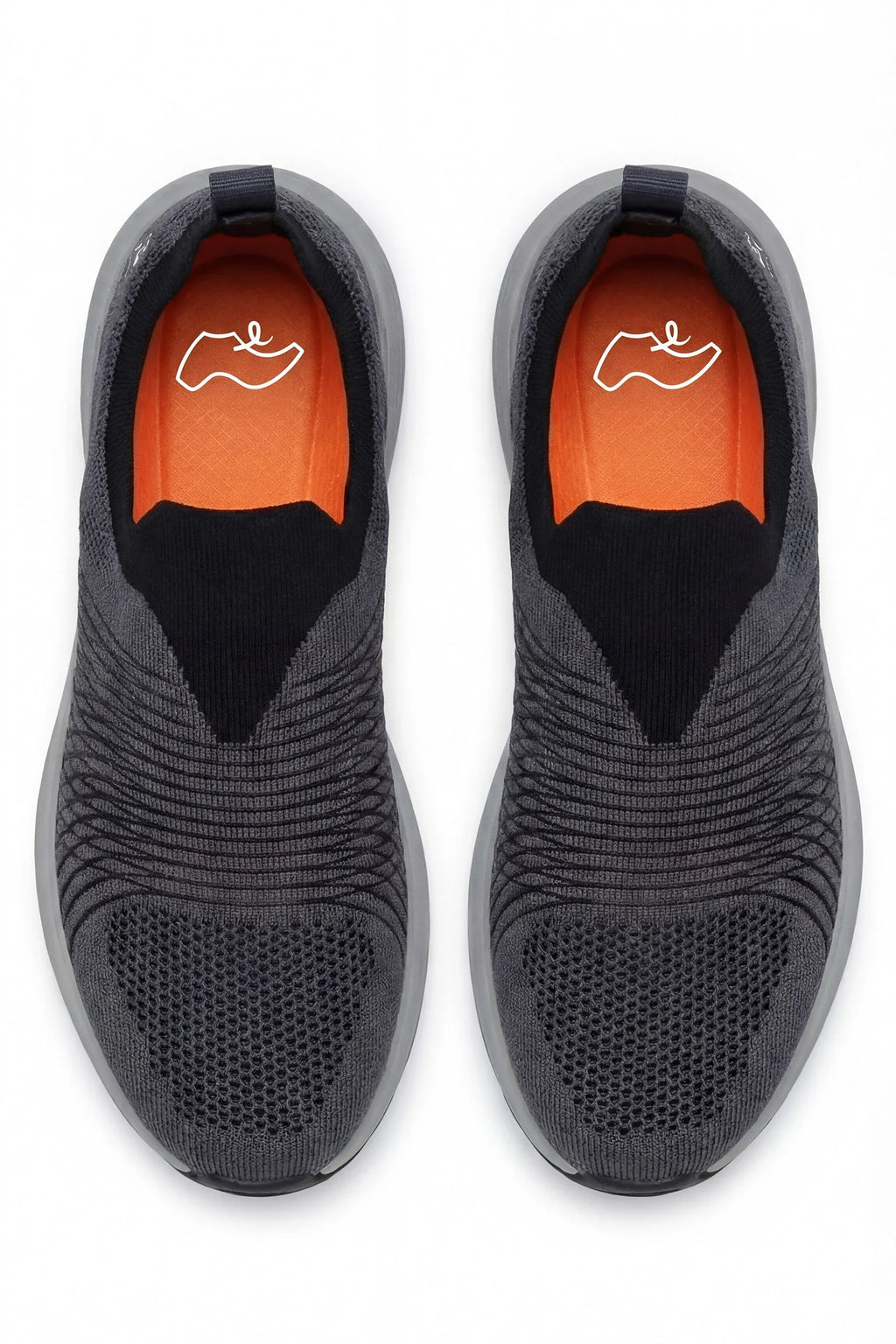 Grey & Black Casual Shoes L01934/152 - Sputnik Footwear