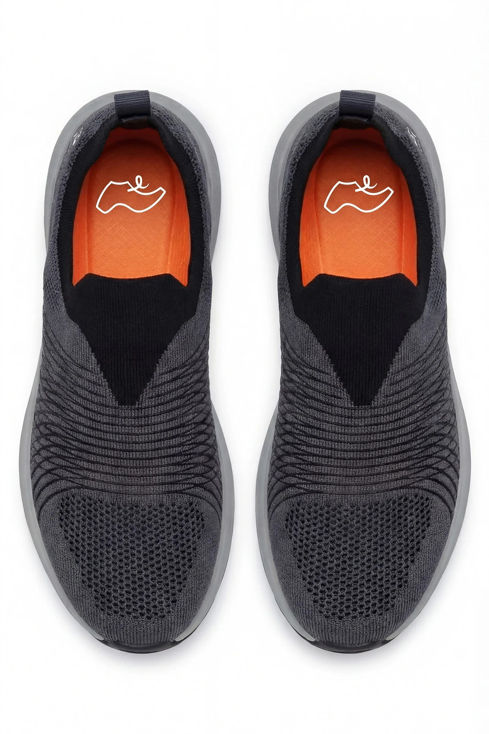 Grey & Black Casual Shoes L01934/152 - Sputnik Footwear