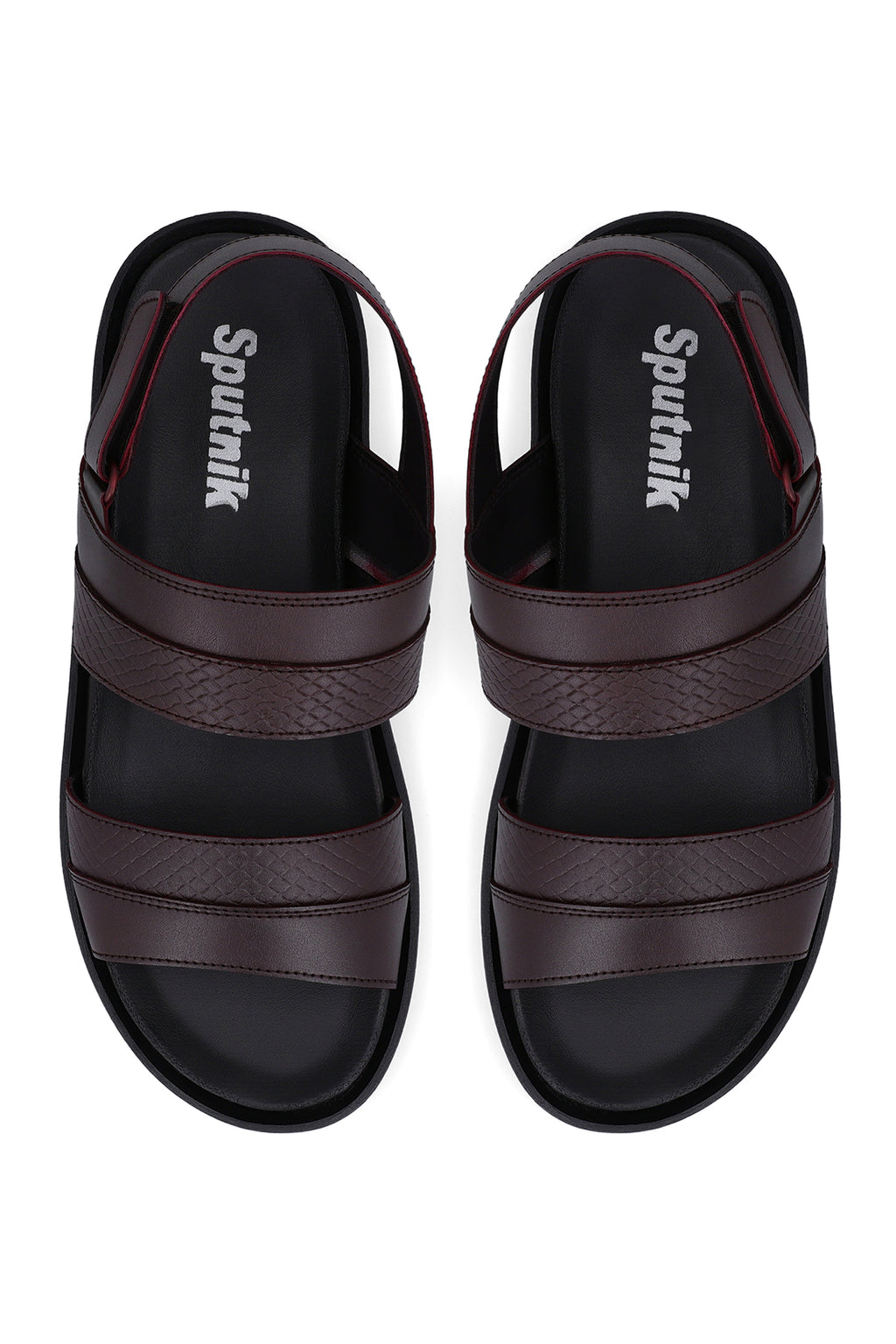 Maroon Sandal H00760/017