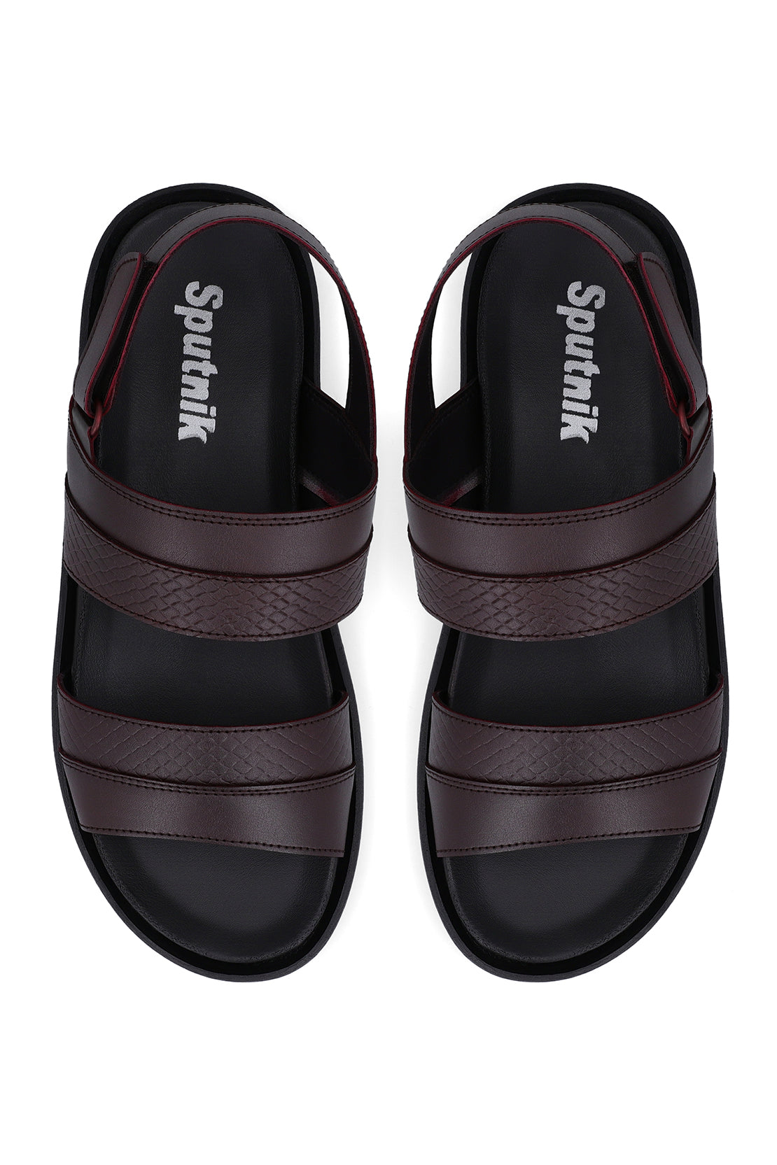 Maroon Sandal H00760/017