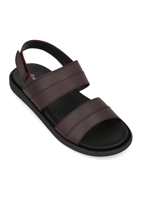 Maroon Sandal H00760/017