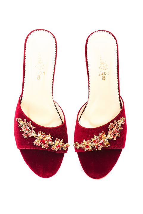 Maroon Suede Fancy H02415/17s