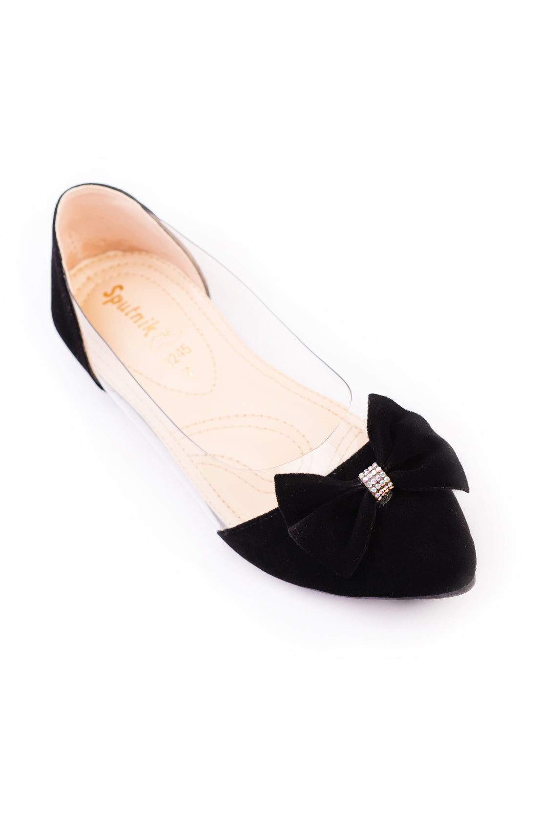 Black Suede Pump H04221/2s0