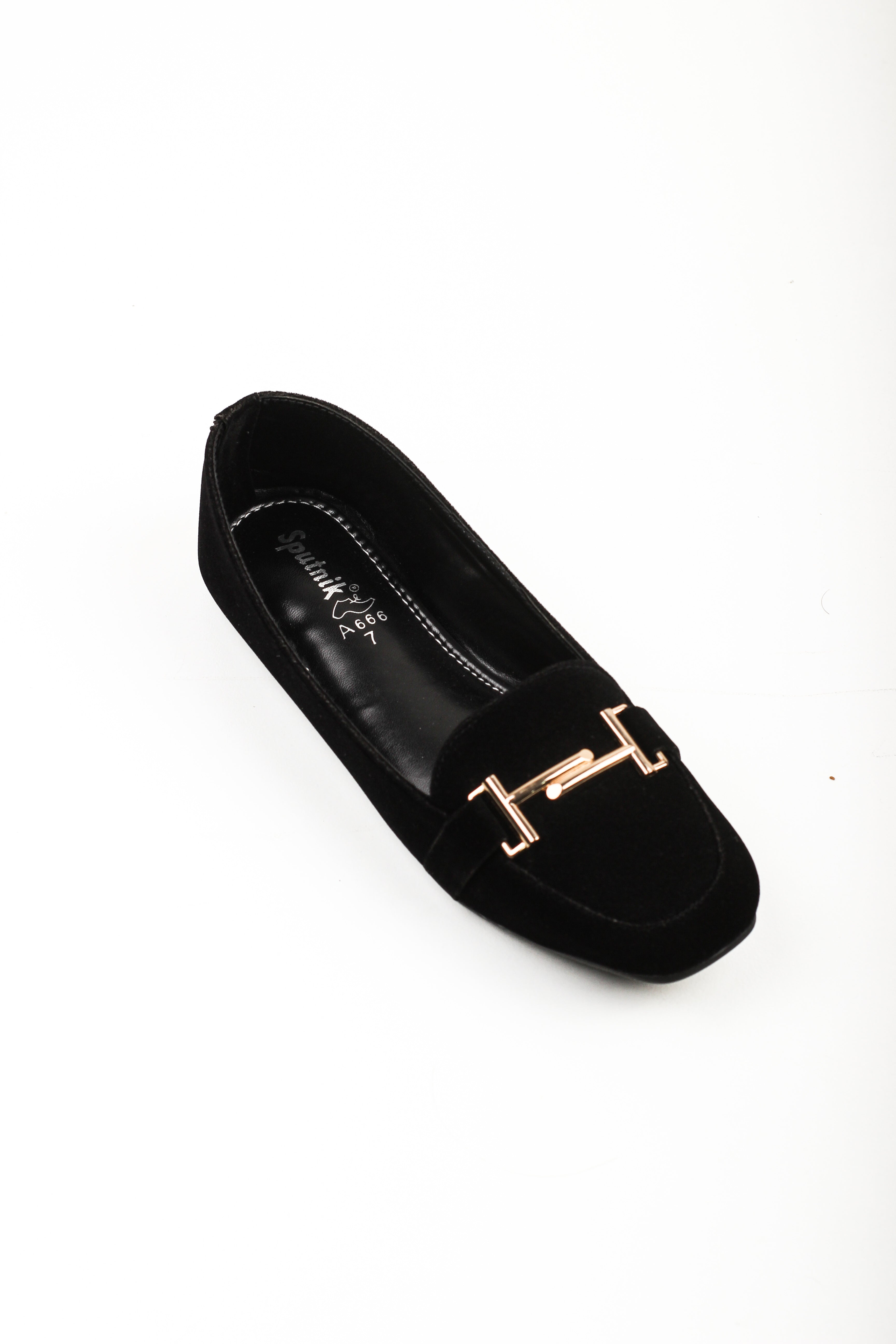 Black Suede Pump J04326/2s0
