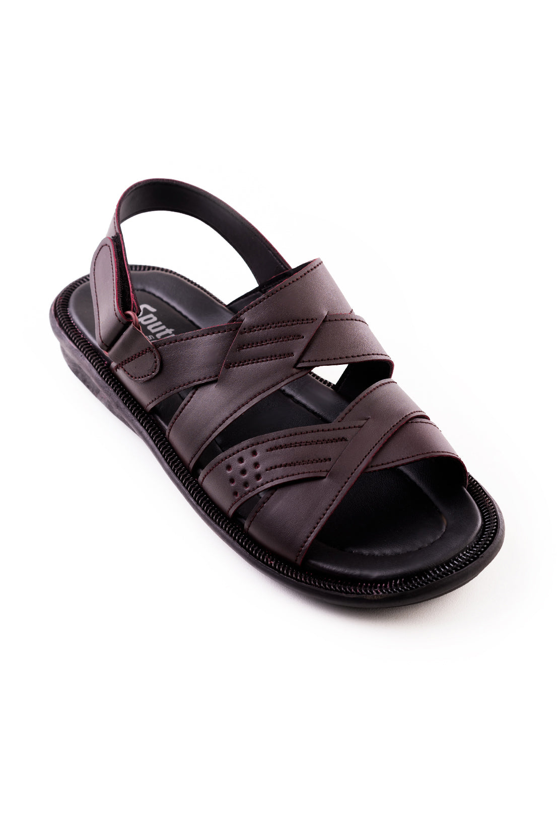 Maroon Sandal J00727/017