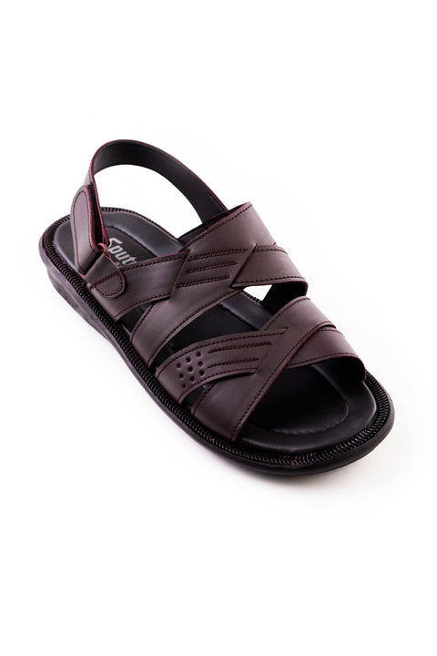 Maroon Sandal J00727/017