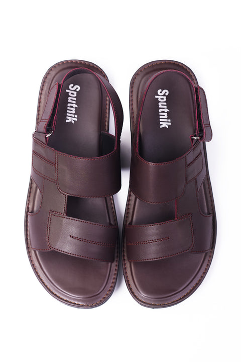 Maroon Sandal J00754/017