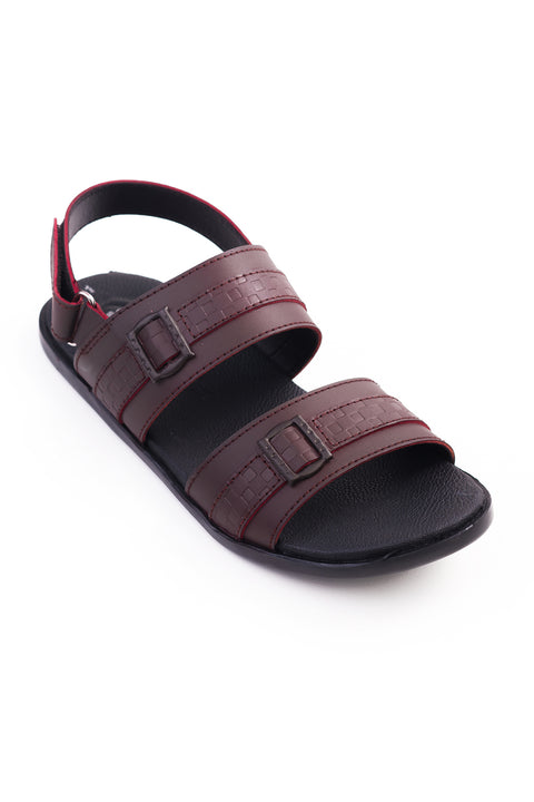 Maroon Sandal J00799/017