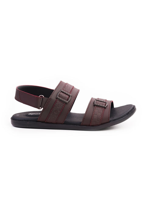 Maroon Sandal J00799/017