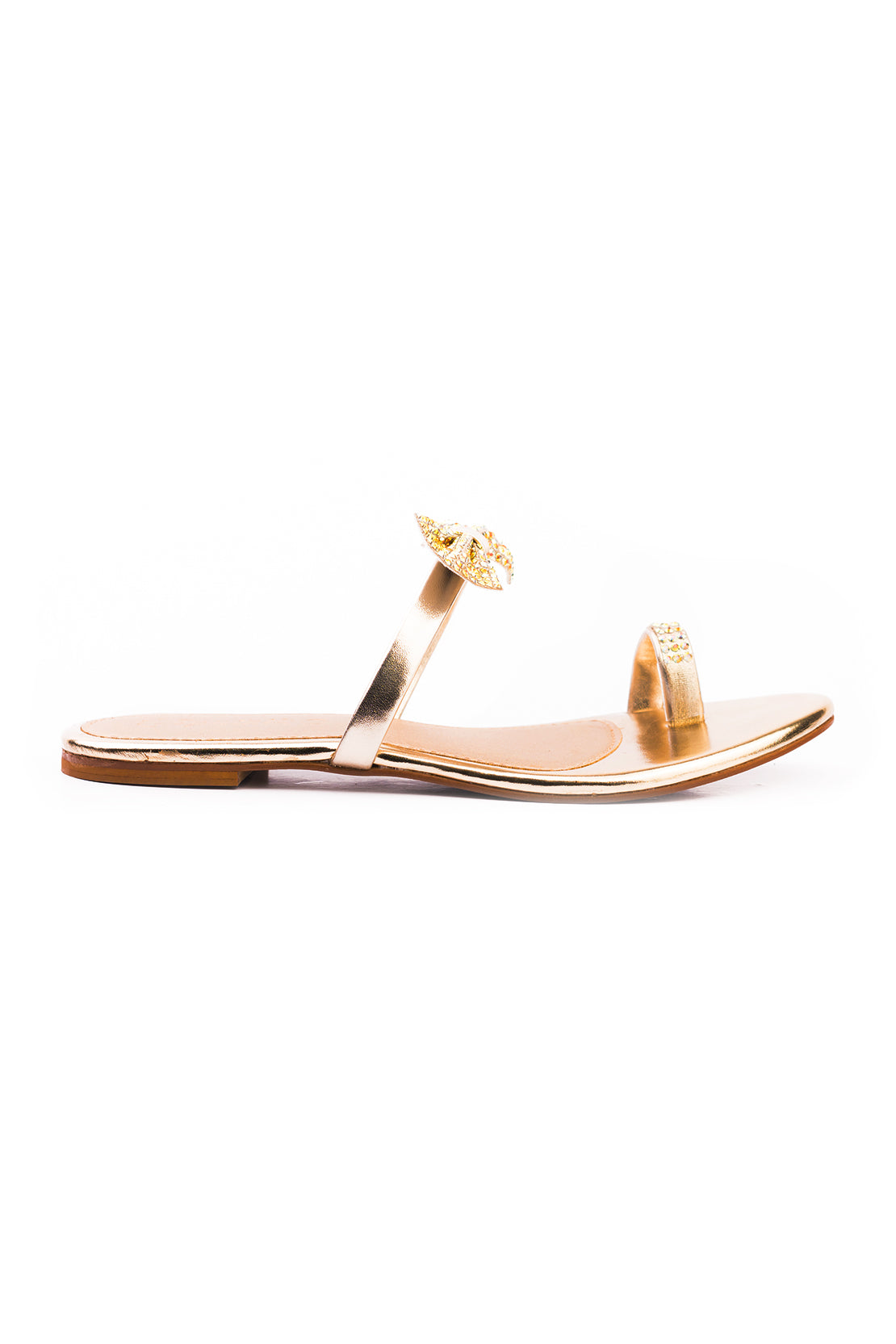 Golden Flat Slipper J02142/011
