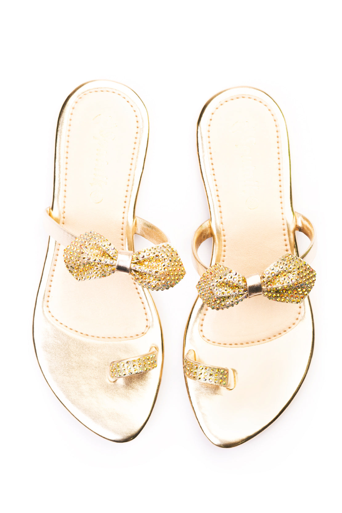 Golden Flat Slipper J02142/011