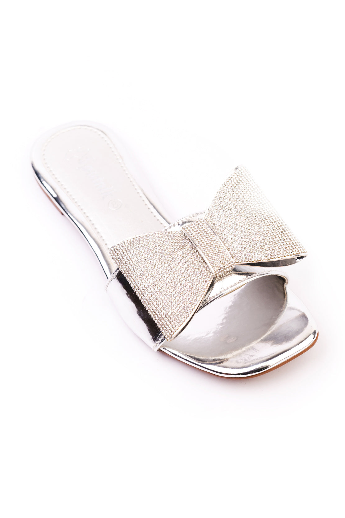 Silver Flat Slipper J02147/010