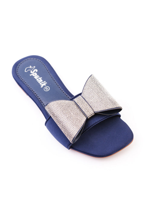 Blue Flat Slipper J02147/500