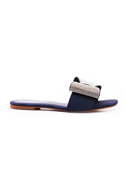 Blue Flat Slipper J02147/500