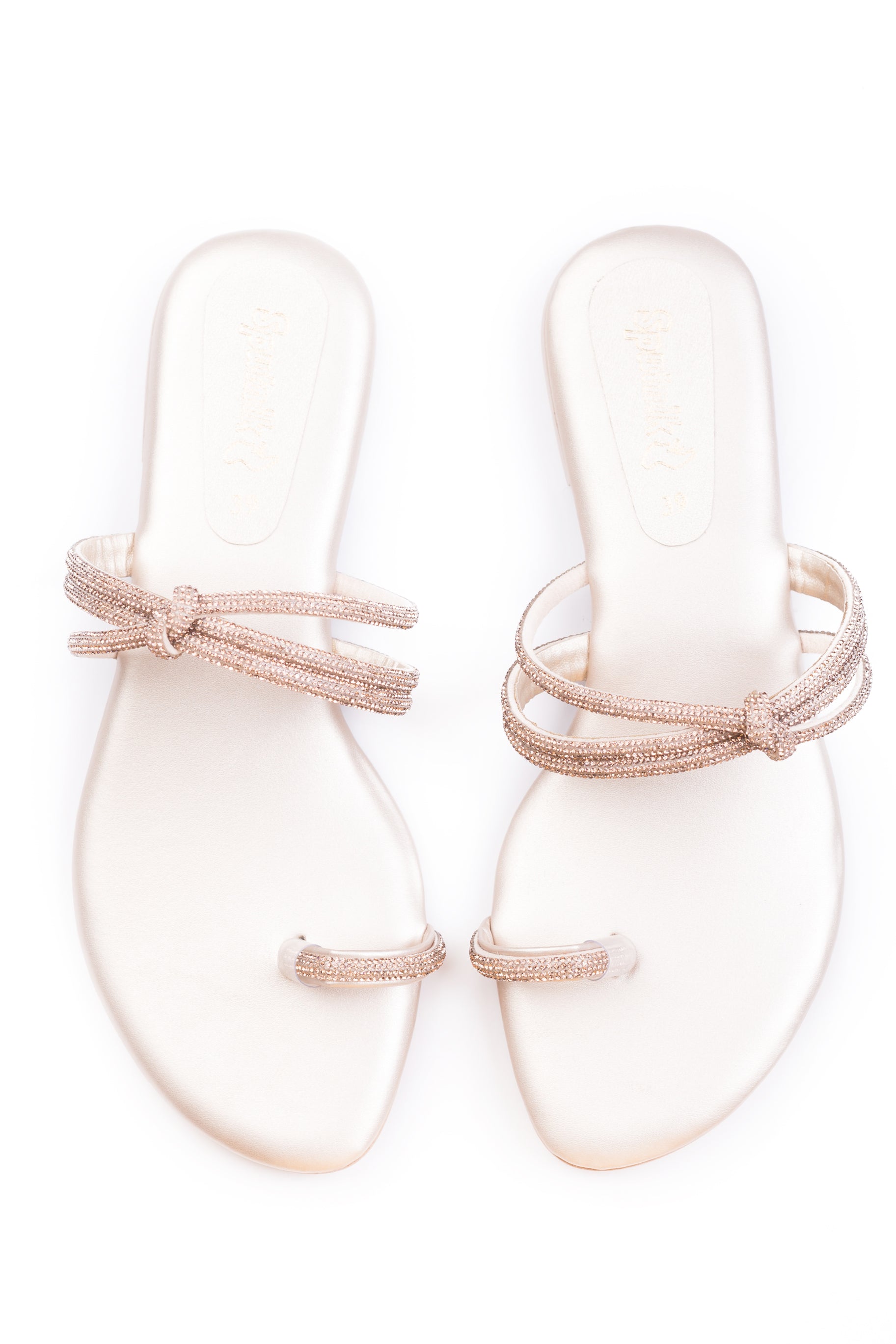 Golden Flat Slipper J02215/011
