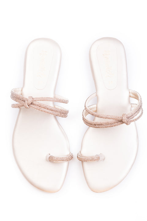 Golden Flat Slipper J02215/011