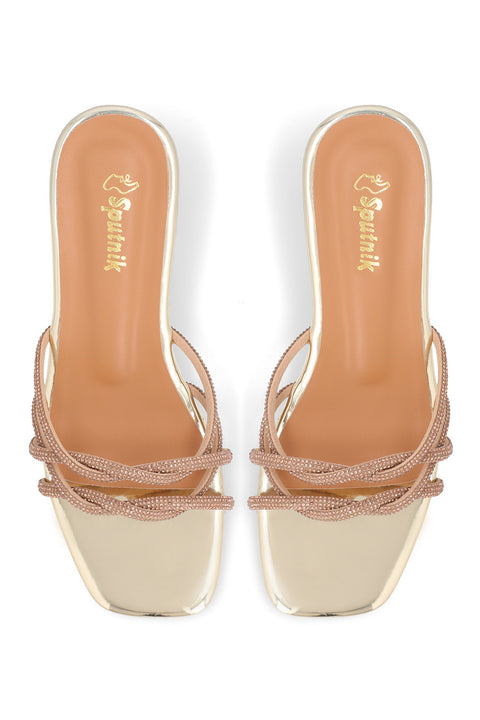 Golden Flat Slipper J02219/011