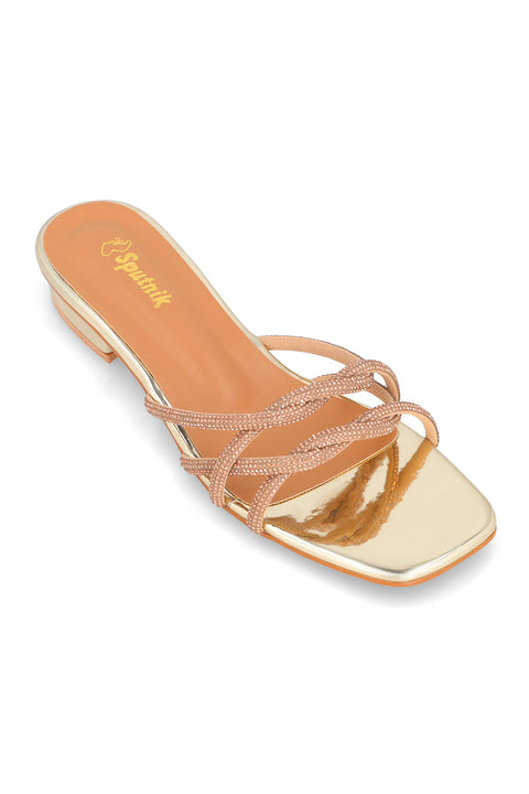 Golden Flat Slipper J02219/011