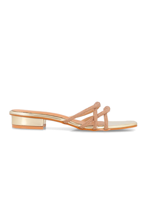 Golden Flat Slipper J02219/011