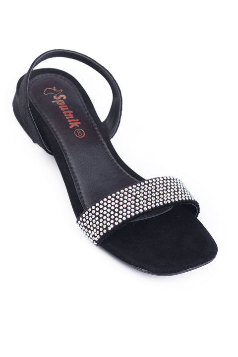 Black Flat Sandal J02275/002