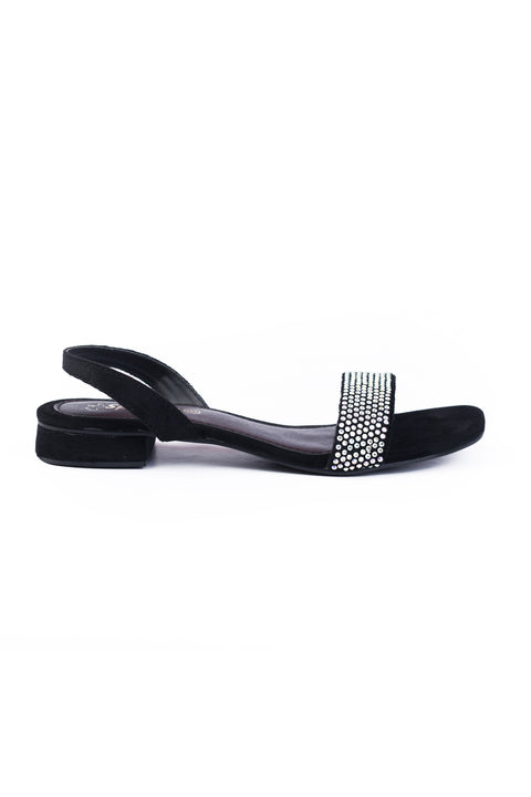 Black Flat Sandal J02275/002
