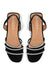 Black Suede Flat Sandal J02279/2s0