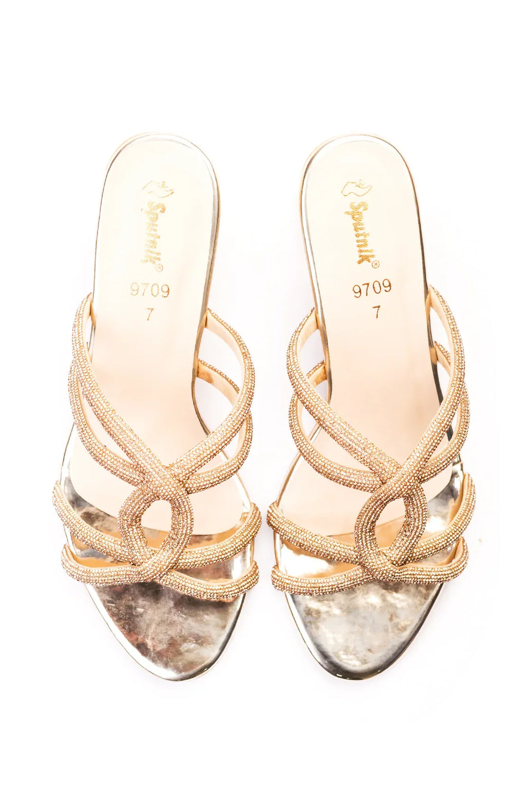 Golden Fancy Slipper J02436/011 - Sputnik Footwear