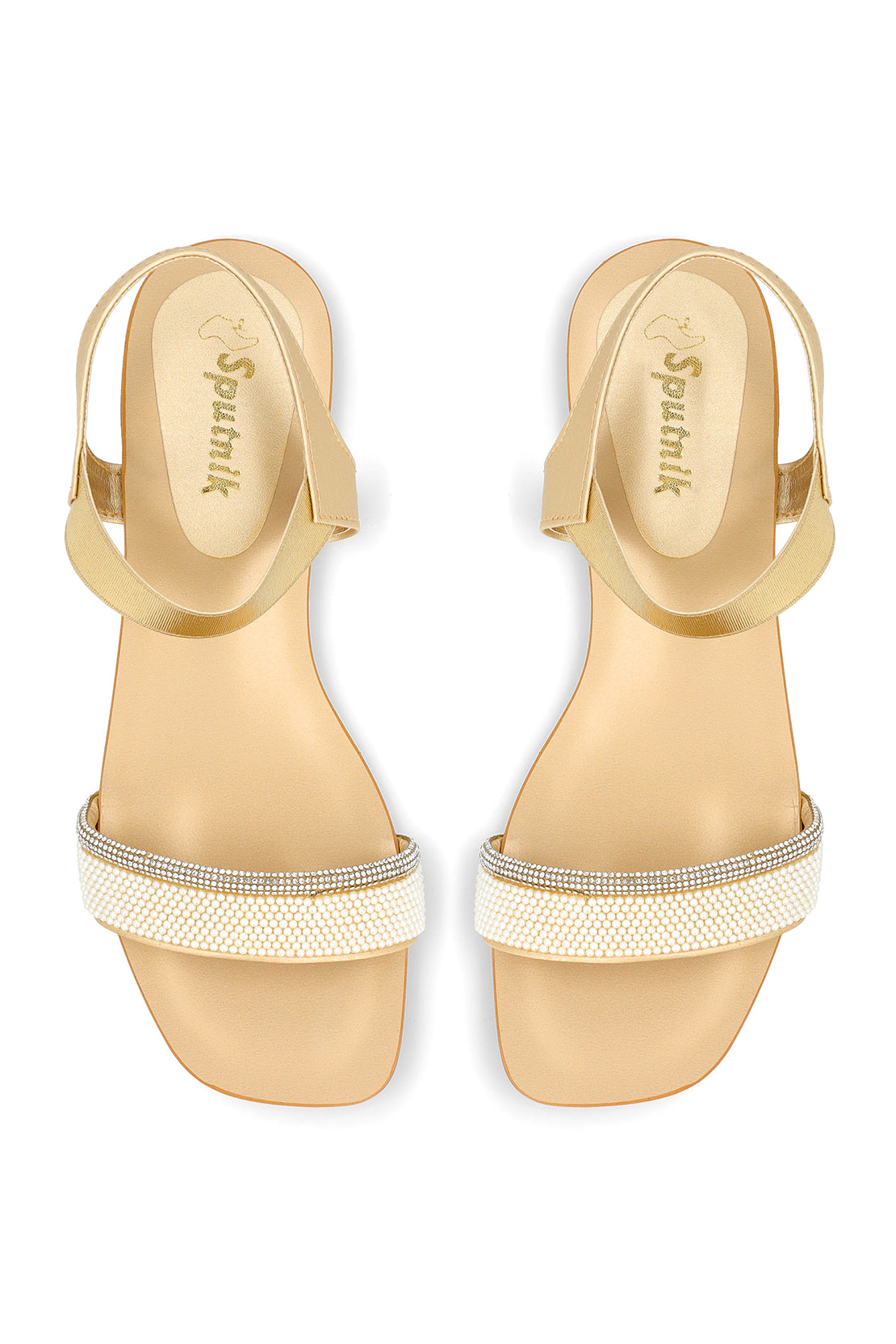 Golden Flat Sandal J03153/011