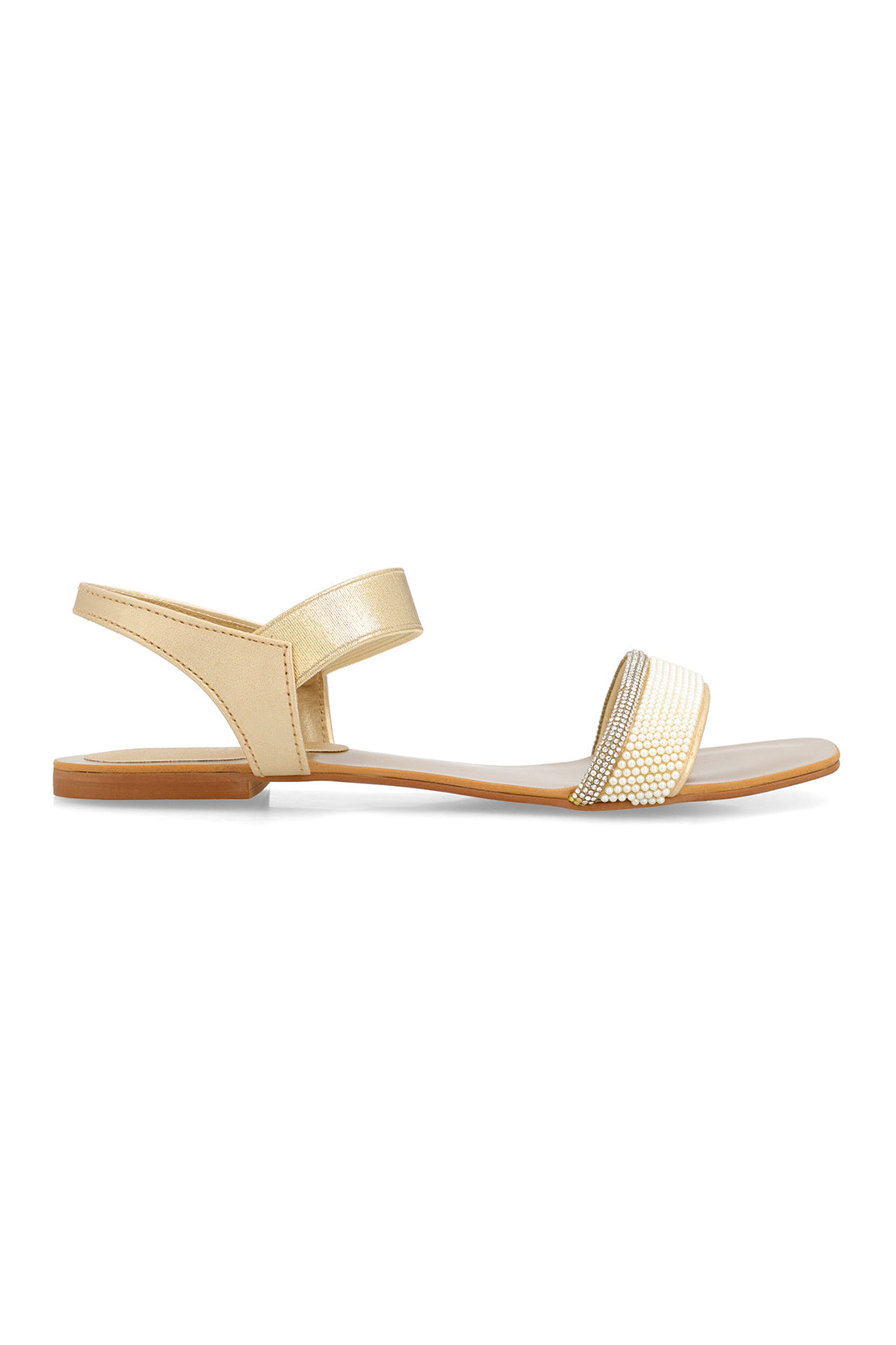 Golden Flat Sandal J03153/011
