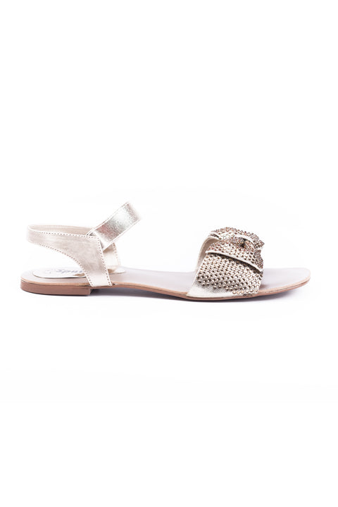 Golden Flat Sandal J03167/011