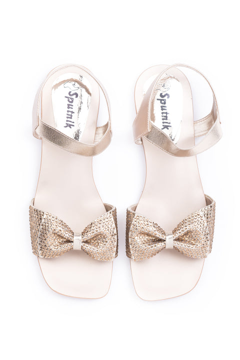 Golden Flat Sandal J03167/011