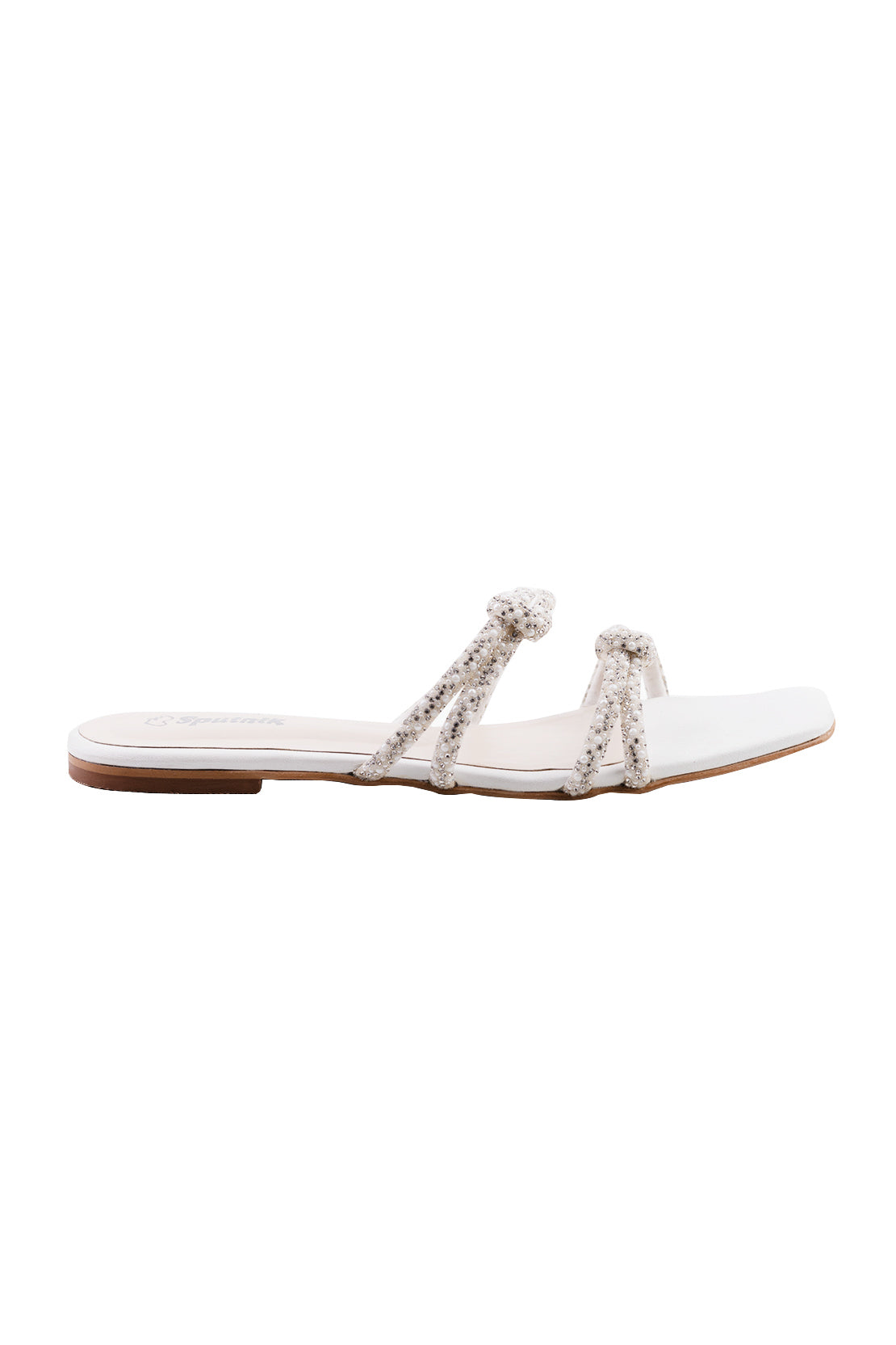 White Flat Slipper J03252/003