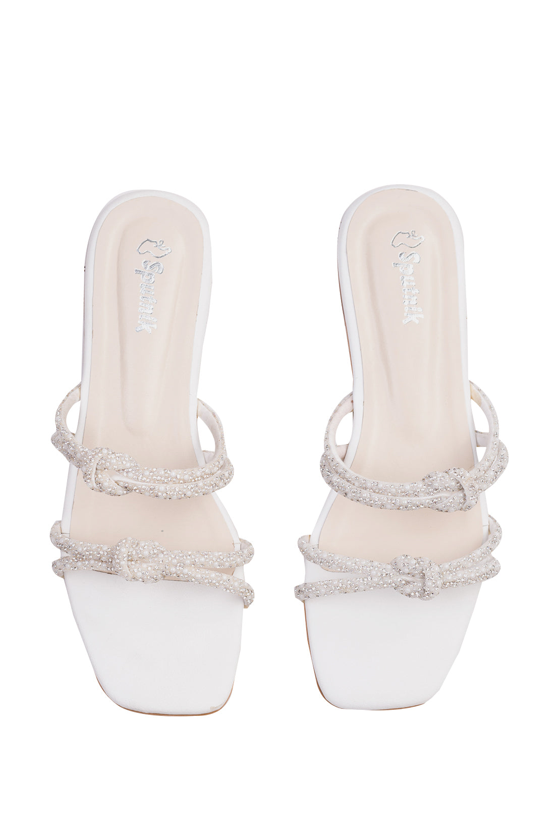White Flat Slipper J03252/003