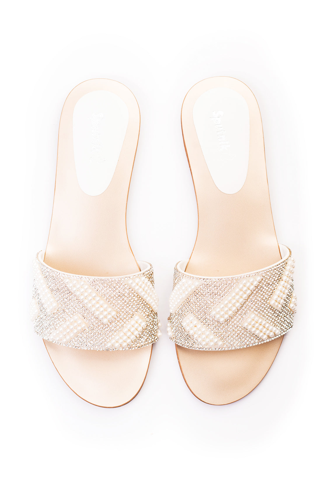 White Flat Slipper J03275/003