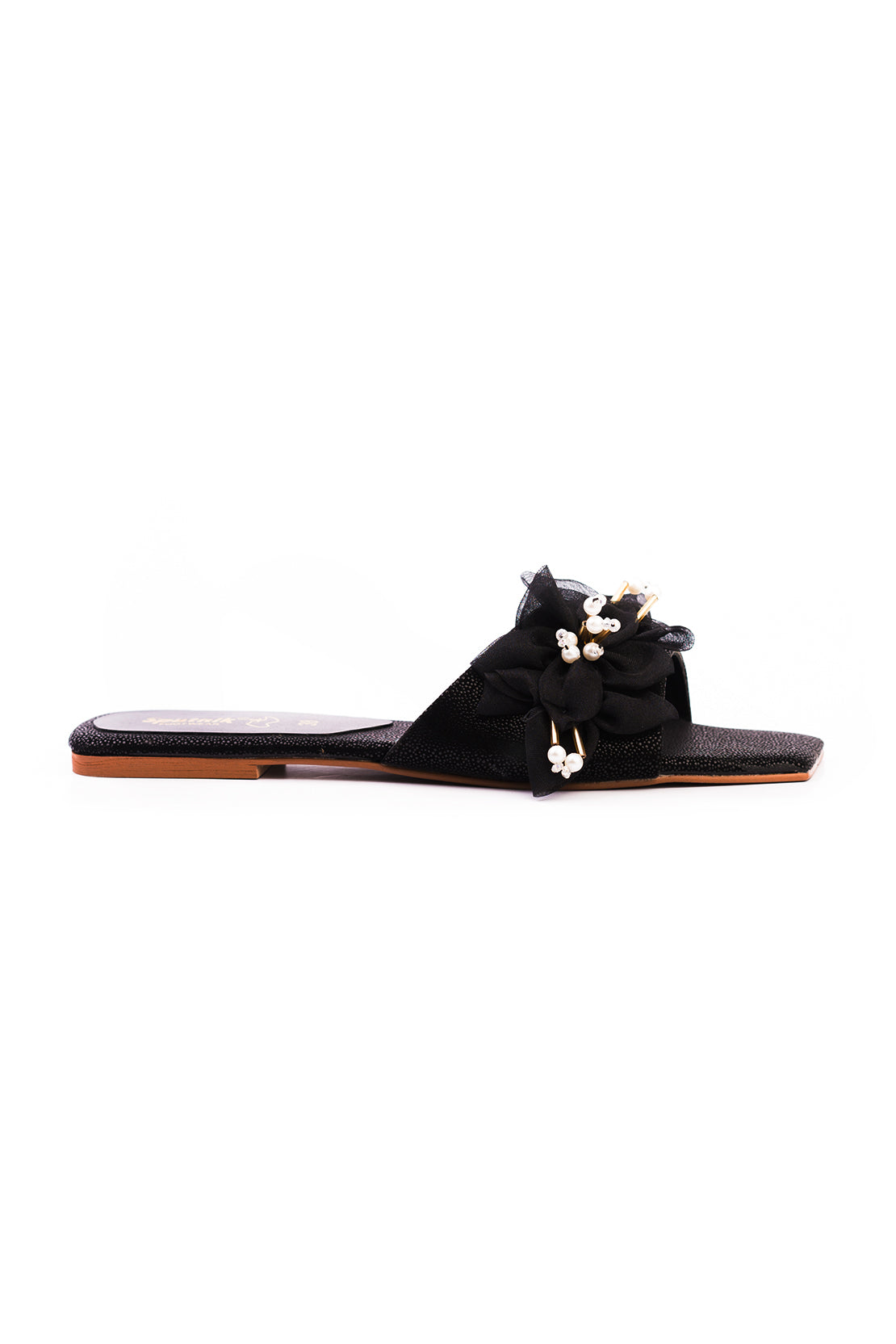 Black Flat Slipper J03279/002