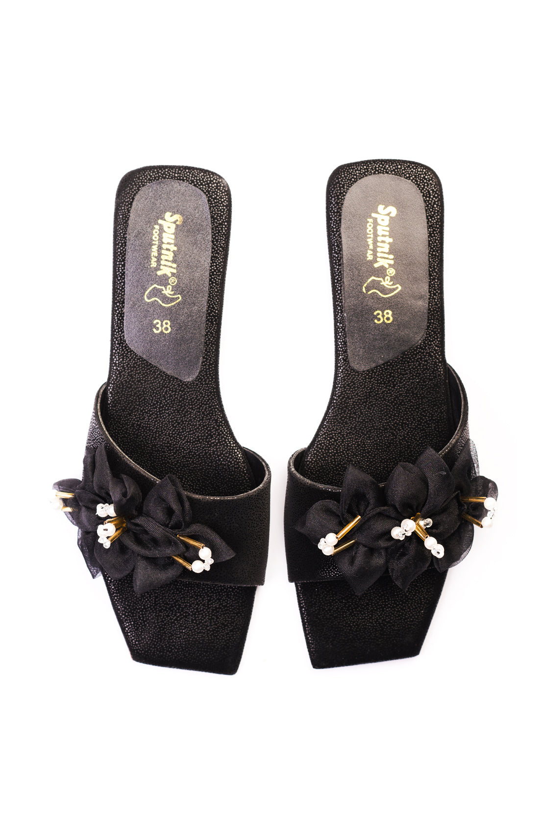 Black Flat Slipper J03279/002