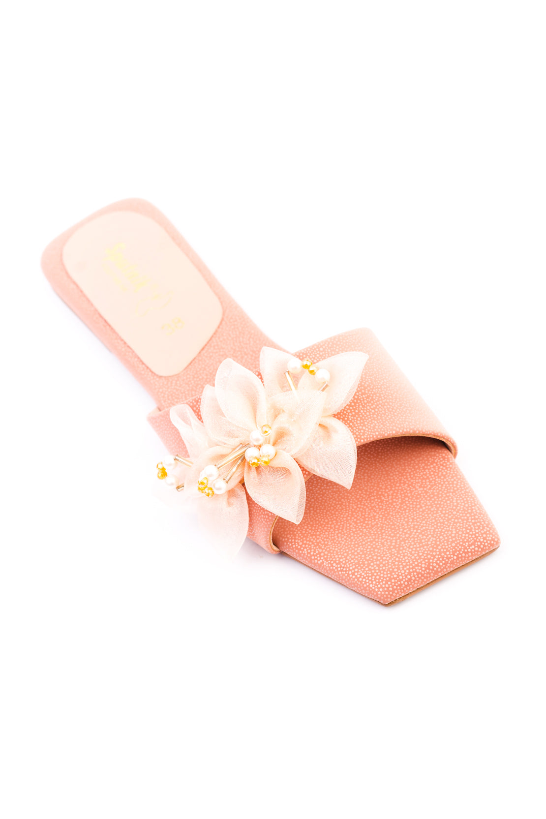 Peach Flat Slipper J03279/130